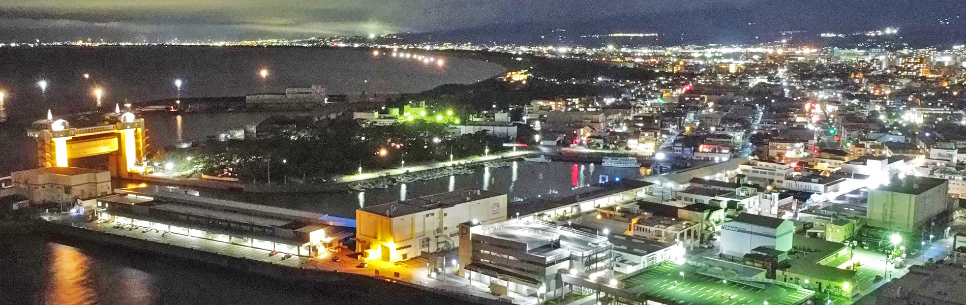 沼津港の夜景